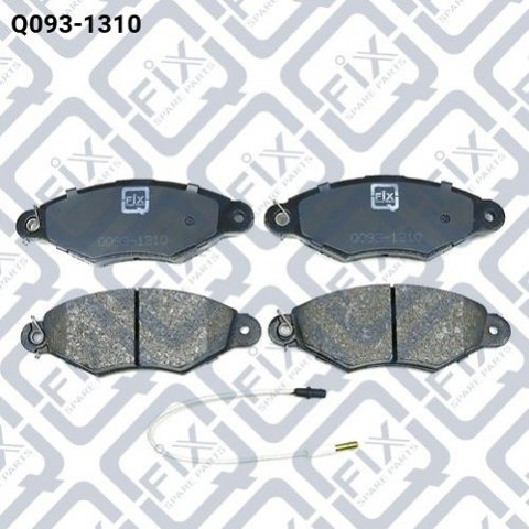 Гальмівні колодки Q-fix Q0931310 ціна, від 18.12 USD