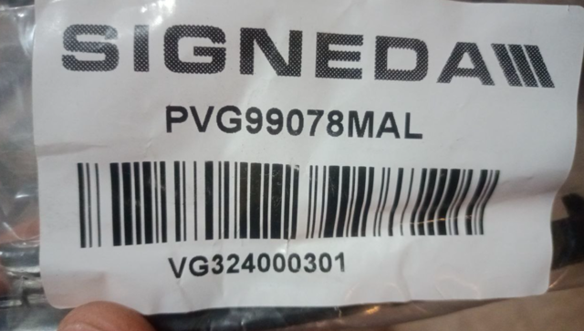 Молдинг переднього бампера, лівий PVG99078MAL Signeda