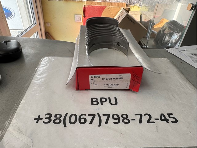 Вкладиші коленвала, корінні, комплект, 1-й ремонт (+0,25) Britpart RTC478310 ціна, від 62.94 USD