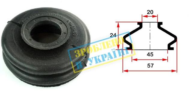 Пильник опори кульової нижній Belgum BG0109