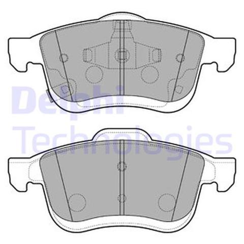Колодки гальмівні передні, дискові LP3220 Delphi