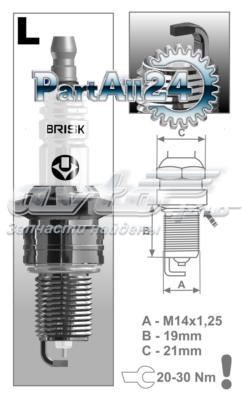 Купити LR15YS9 Brisk Свічка запалювання