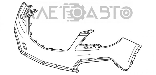 Купити 95350354 General Motors Буфер (бампер) передній