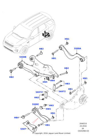  Land Rover LR095329 ціна, від 198.94 USD