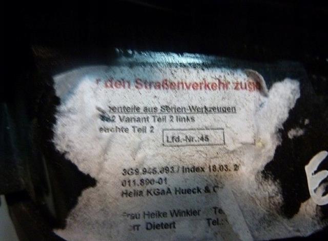 3G9945093 VAG 