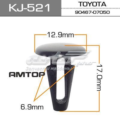 Пістон (кліп) утеплювача капота KJ521 Masuma