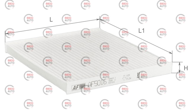 Фільтр повітряний обігрівача Alpha Filter AF5016 ціна, від 2.43 USD
