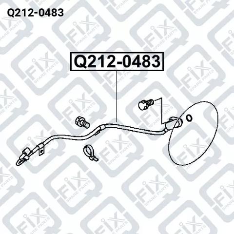 Купити Q2120483 Q-fix Датчик АБС (ABS) задній, лівий