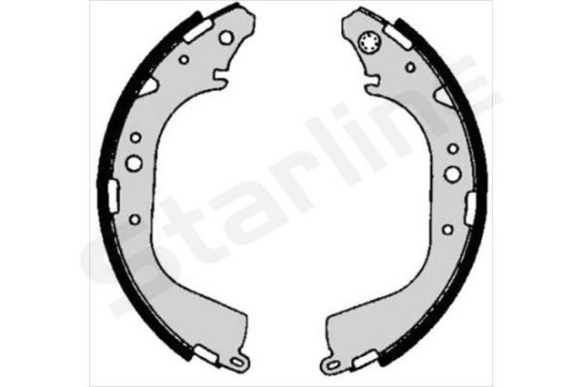 Колодки гальмові задні, барабанні Starline BC06710 ціна, від 33.35 USD