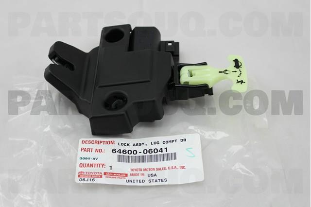 Купити 6460006041 Toyota Замок 3/5-х дверей, задній