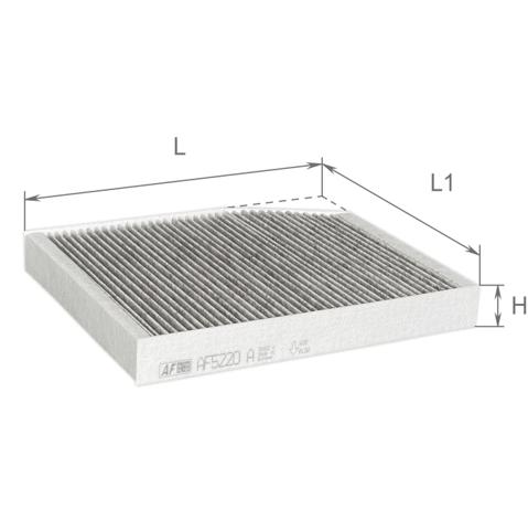 Купити AF5220A Alpha Filter Фільтр салону вугільний