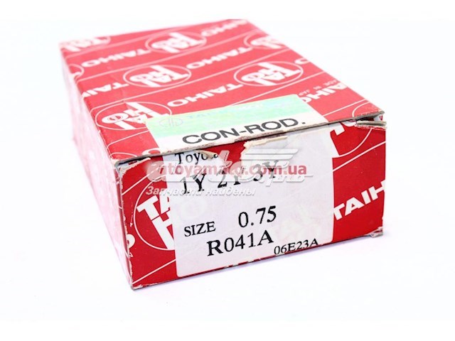 Вкладиші коленвала, шатунні, комплект, 3-й ремонт (+0,75) Taiho R041A075 ціна, від 7.72 USD