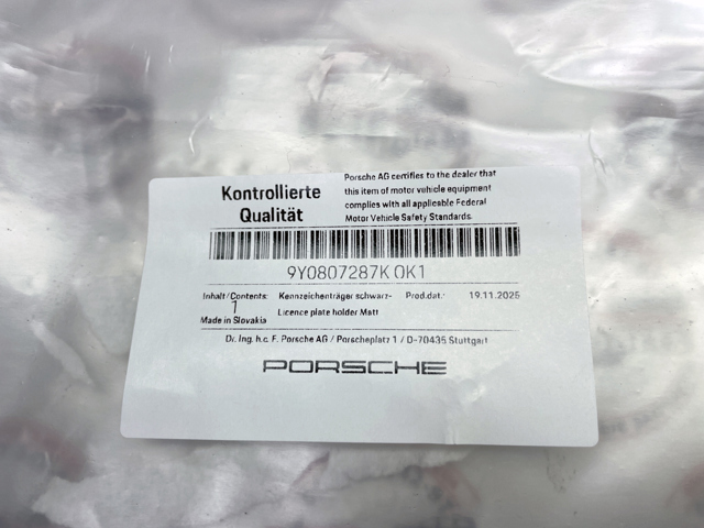 9Y0807287KOK1 Porsche 