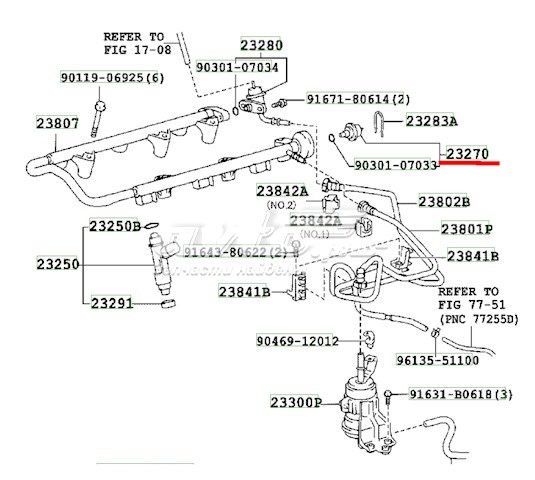 2327031080 Toyota 