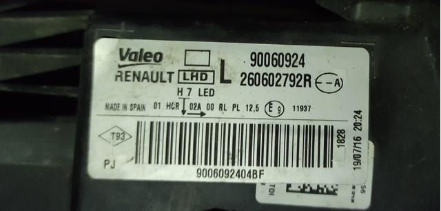 Купити 260602792R Renault (RVI) Основна фара в зборі ліва