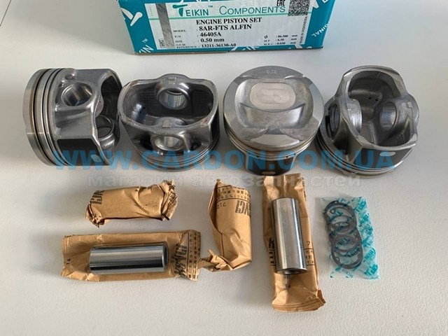 Поршень (комплект на мотор), 2-й ремонт (+0,50) Teikin 46405A050 ціна, від 182.93 USD