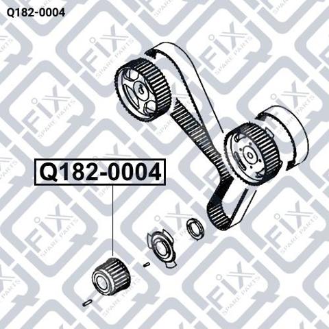 Зірочка приводу коленвала двигуна Q-fix Q1820004 ціна, від 13.82 USD