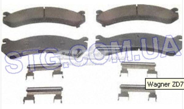 Тормозні колодки Wagner ZD784