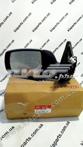 876102P040 Hyundai/Kia Дзеркало заднього виду, ліве