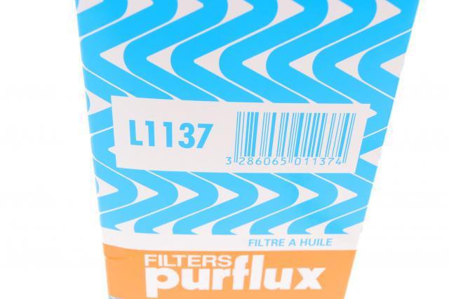 Масляний фільтр двигуна Purflux L1137 ціна, від 5.08 USD