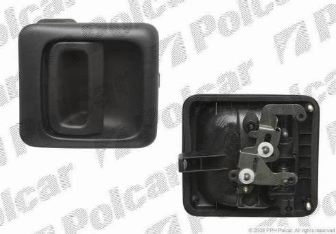 Ручка двері бічної/зсувної зовнішня права Polcar 5703Z42A ціна, від 10.88 USD