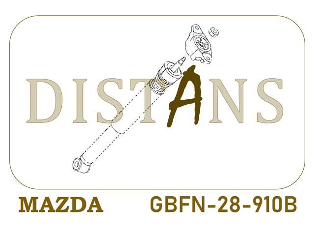 Купити GBFN28910B Mazda Стійка амортизатора задня