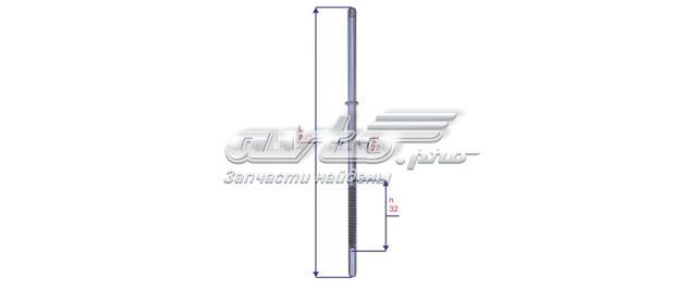 Вал/шток рульової рейки HVZ0071 ATG