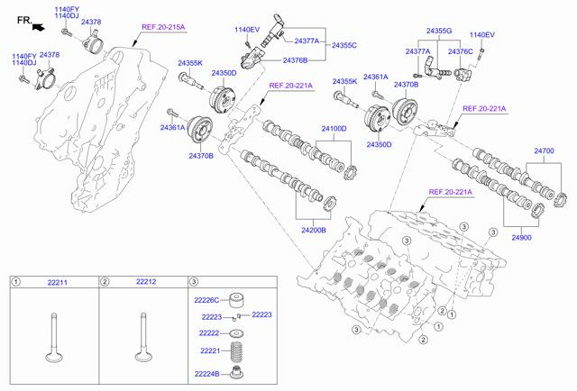 Купити 243123L100ZUHU Zuiko Ланцюг ГРМ, розподілвала