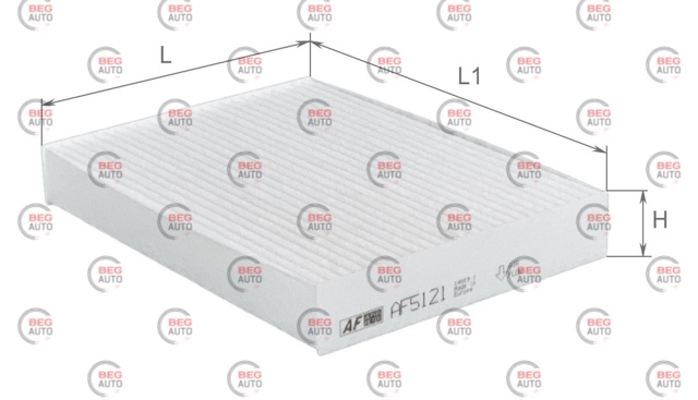Купити AF5121 Alpha Filter Фільтр салону вугільний