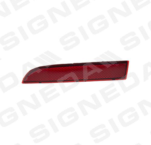 Катафот (відбивач) заднього бампера, лівий ZAD40091L Signeda