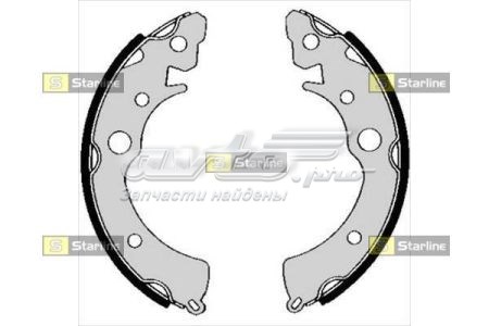 Колодки гальмові задні, барабанні Starline BC04810 ціна, від 15.02 USD