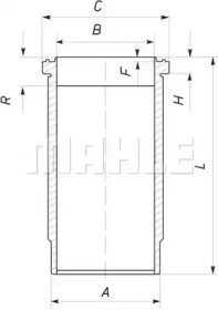 Гільза поршнева 227WN3701 Mahle Original