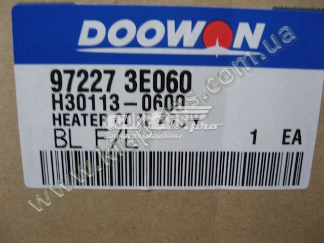 H301130600 Doowon Радіатор опалювача салону