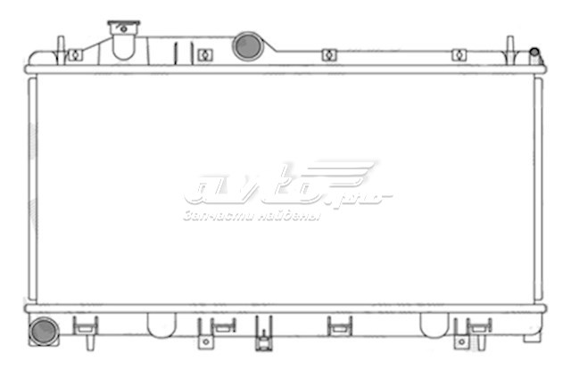 Купити FP67A1401AV AVA Радіатор двигуна