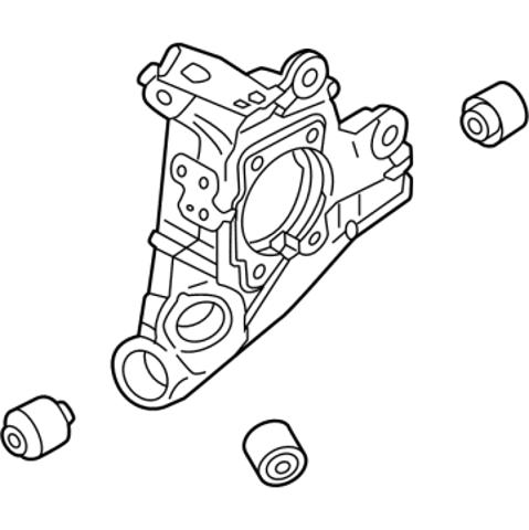 430186RR1A Nissan/Infiniti Цапфа поворотна права