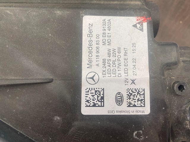  Mercedes A1189068300 ціна, від 253.33 USD