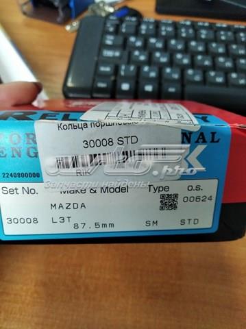 Кільця поршневі комплект на мотор, STD. 30008STD Riken