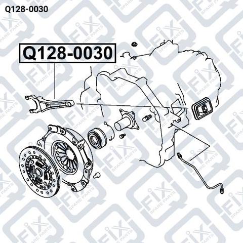 Пильник вилки зчеплення Q-fix Q1280030 ціна, від 4.00 USD