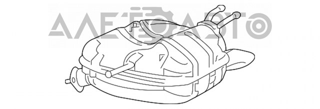 18305TVAA14 Honda Глушник, задня частина