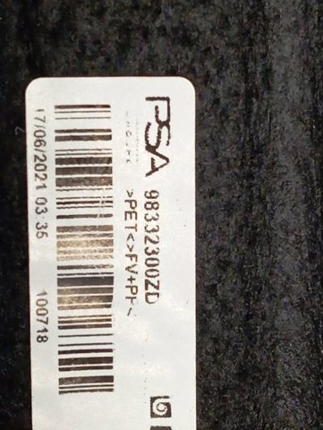 Полка салону, ззаду (багажного відсіку) General Motors 98332300ZD ціна, від 98.76 USD