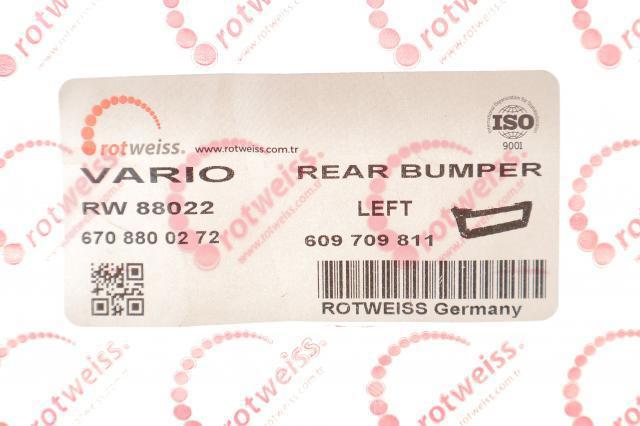 Кут бампера заднього лівий Rotweiss RW88022 ціна, від 26.12 USD