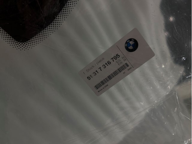 Лобове скло 51317316795 BMW