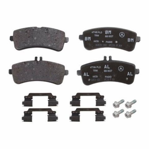 Задні гальмівні колодки Mercedes A0074209120 ціна, від 54.13 USD