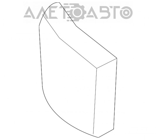 FP6728922 FPS Заглушка бампера буксирувального гака, передня