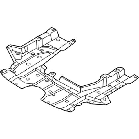 Захист двигуна задній Nissan/Infiniti 758956RR0A ціна, від 24.86 USD