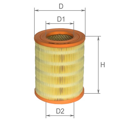Елемент повітряного фільтра Alpha Filter AF0136 ціна, від 7.23 USD