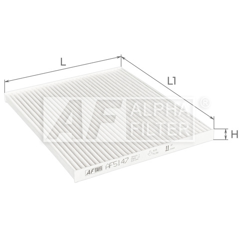Фільтр салону AF5147 Alpha Filter