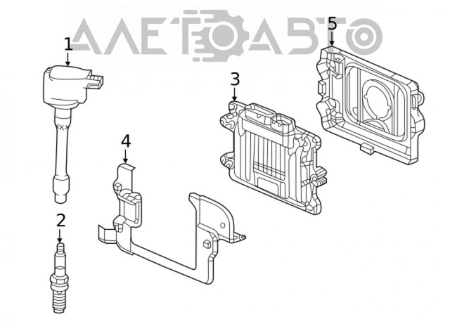 Котушка запалювання 3052059B013 Honda