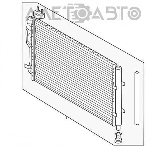 Конденсатор кондиціонера Hyundai/Kia 97606B2001 ціна, від 12.84 USD