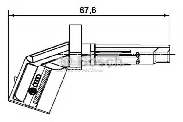 265007928 Bosch Датчик АБС (ABC) передній, правий